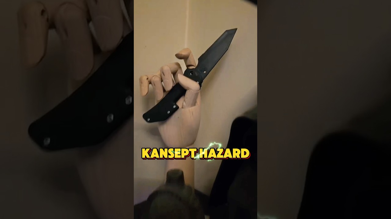 Kansept Hazard unique knife #knifeantelife #kanseptknife #everydaycarry #knifetricks