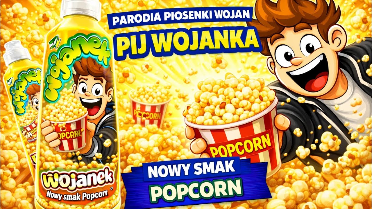 Wojan - Pij Wojanka Popcorn 🍿 Nowy Smak Parodia | Owocowy Hit 2026