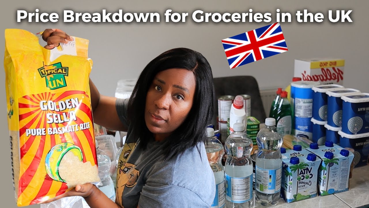 How Much I Spend in a Month. Shopping for Groceries in the UK 🇬🇧