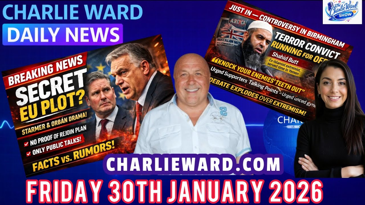 CHARLIE WARD DAILY NEWS WITH CHARLIE WARD & DREW DEMI FRI 30TH JANUARY 2026 #breakingnews #daily