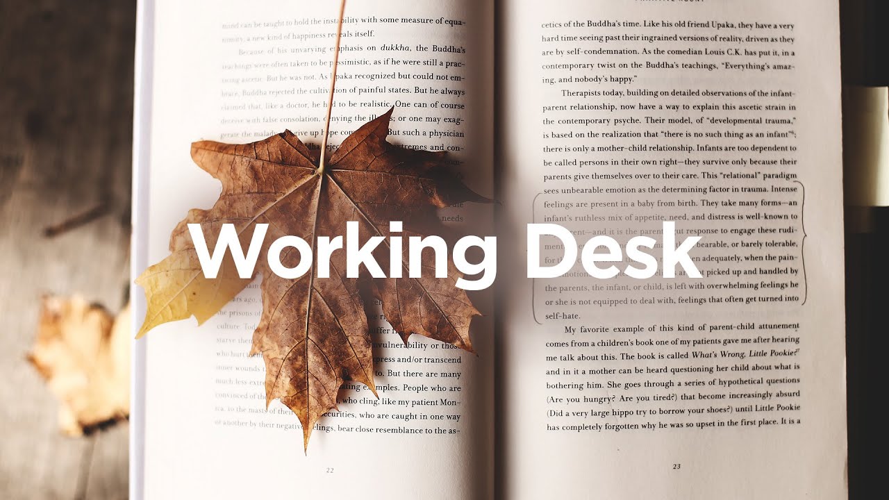 Working Desk ☀️ calm music to focus [chill lo-fi hip hop beats]
