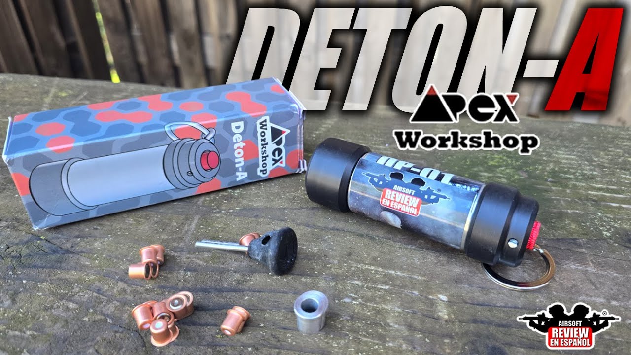 💥¡Llega DETON-A! La NUEVA granada de fogueo temporizada de APEX Workshop | Airsoft Review en Español