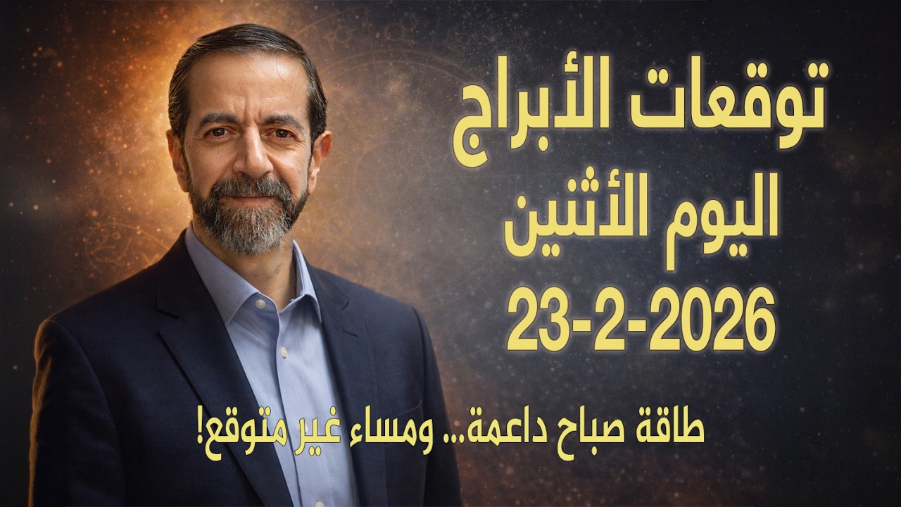 القمر في الثور يختبر أعصابك! تحليل فلكي دقيق ليوم 23 شباط 2026 سعيد مناع