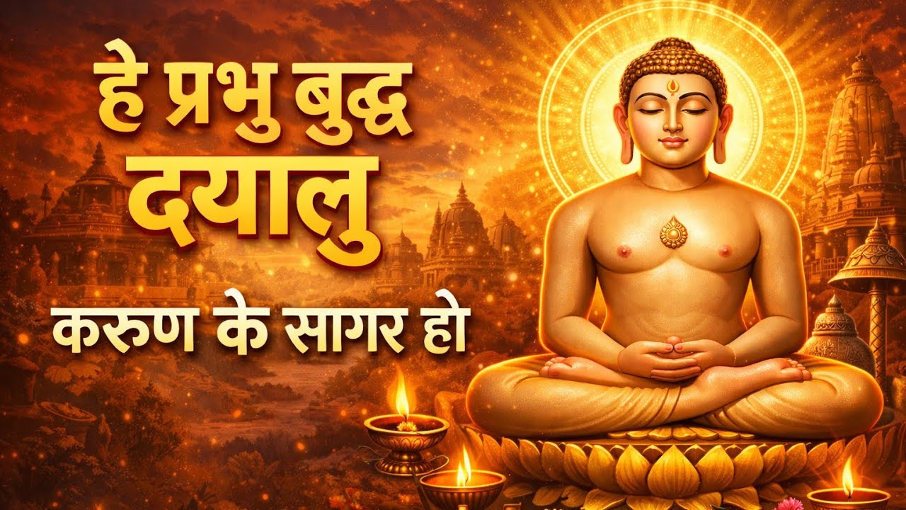 हे प्रभु बुद्ध दयालु, करुणा के सागर हो | Bhagwan Budha Bhajan | Budh Bhagwan Ki Stuti Bhajan 