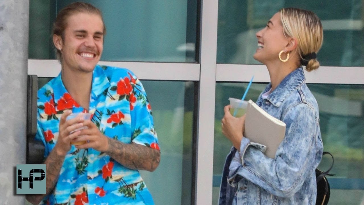 Justin Bieber and Hailey Baldwin - Loved Up Stroll Through Beverly Hills After Church