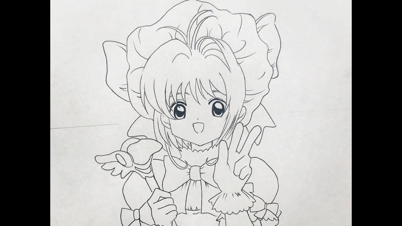How to draw Card Captor Sakura
