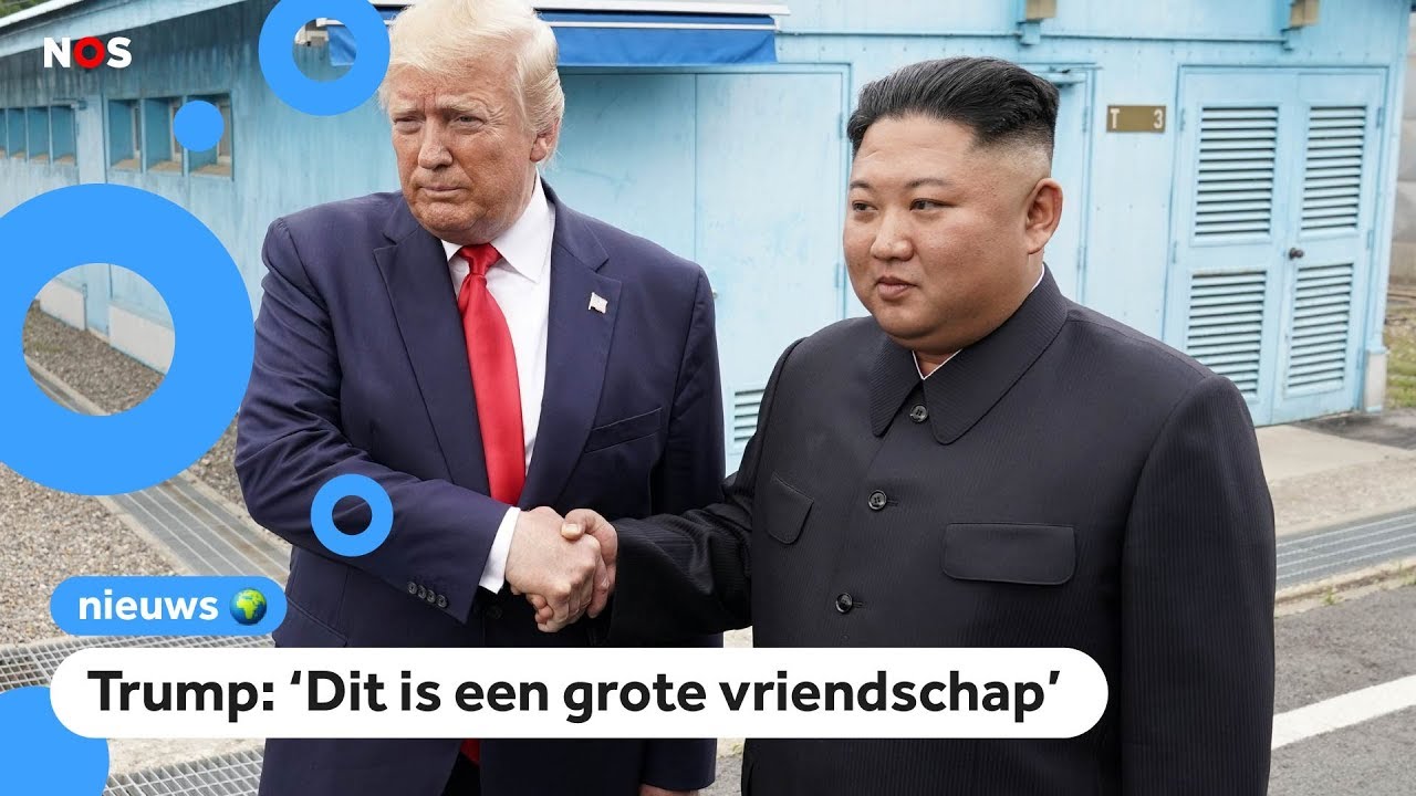 Trump ontmoet Kim Jong-un in Noord-Korea