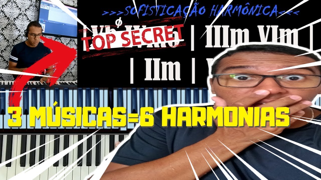 Segredo TOP de como reharmonizar uma música que você comecará a usar HOJE!