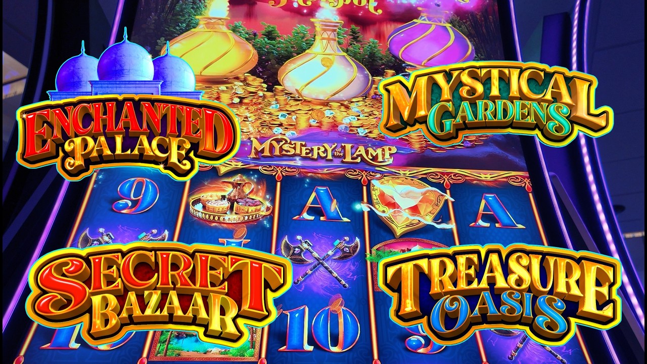 I play *EVERY VERSION* of Mystery of the Lamp! Which do u like most? @DelawareParkCasino