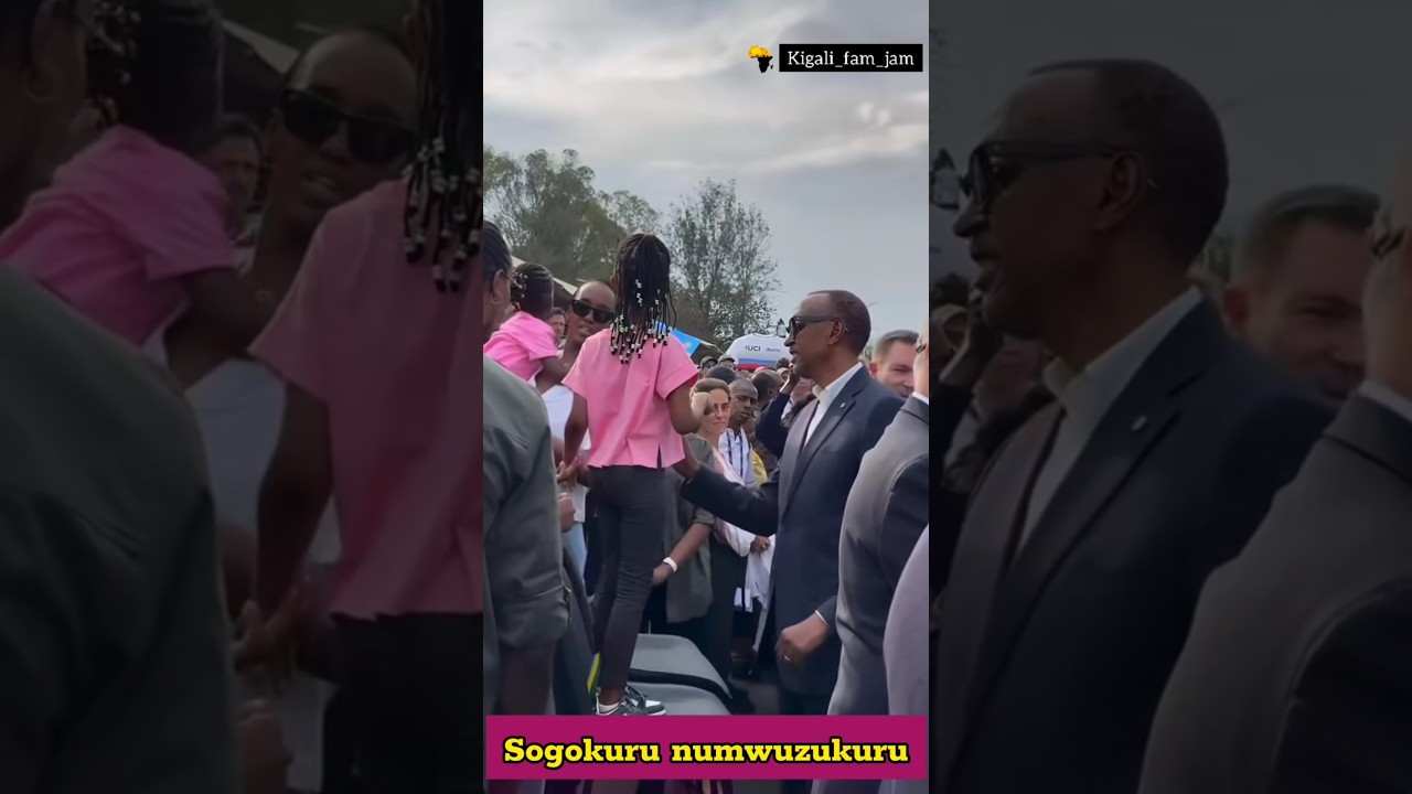 Perezida Kagame nabuzukuru be bishimanye ❤️🇷🇼 #rwandaupdates #love #shorts #fyp #uci2025 #kagame