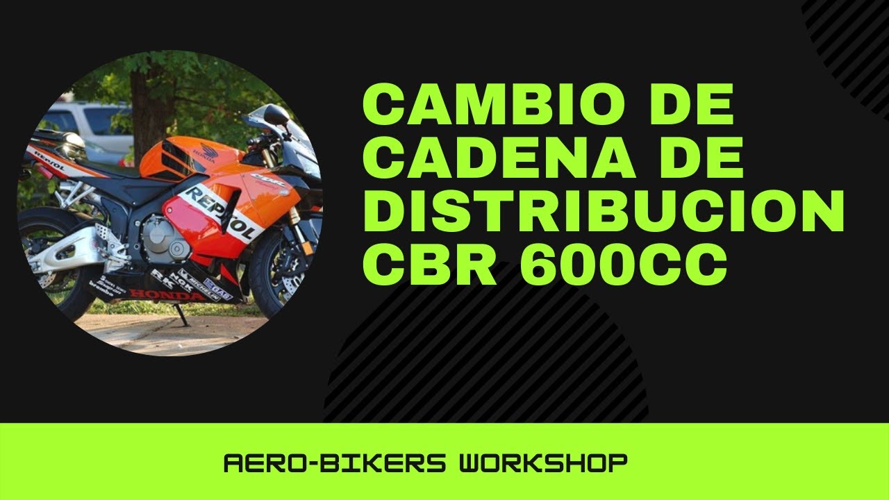 CAMBIO DE CADENA DE DISTRIBUCION CBR 600 2003¡¡¡¡¡¡¡