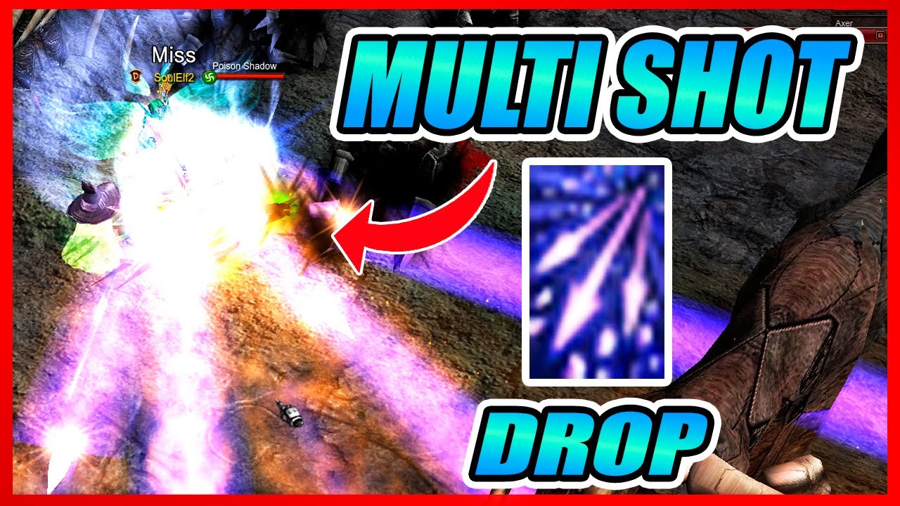 Lista de Drop del Mejor Skill para ELFA - Multi-Shot (Mu Online 2025)