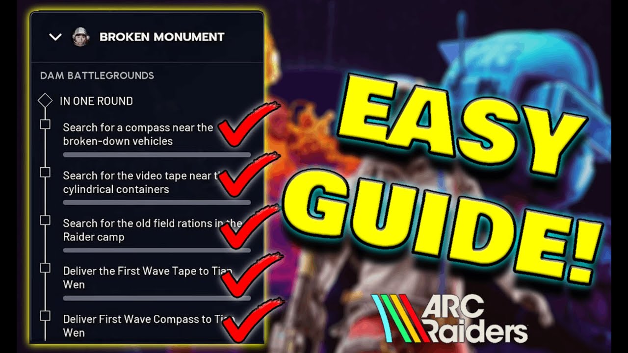 ALL LOCATIONS FOR 'BROKEN MONUMENT' (ARC RAIDERS)