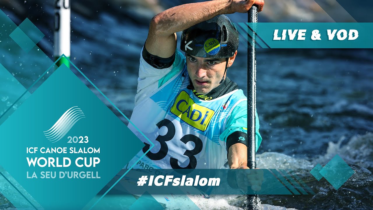 Kayak: Heats / 2023 ICF Canoe-Kayak Slalom World Cup La Seu d'Urgell Spain