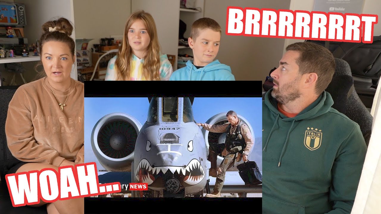 New Zealand Family Reacts to Why No One Wants to Fight the A-10 Warthog. WHAT IS THAT NOISE?!