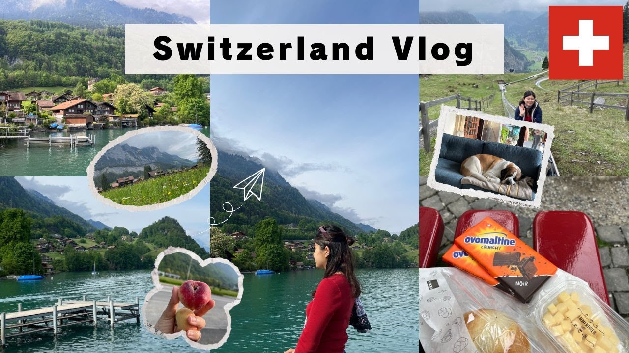 [スイスVLOG🇨🇭]愛の不時着の聖地巡礼旅！Interlaken&Iseltwald, Switzerland