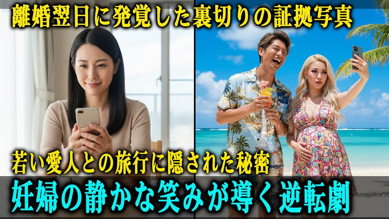 離婚翌日、夫の裏切り旅行写真公開&mdash;&mdash;妊婦の微笑に隠された衝撃の逆転劇