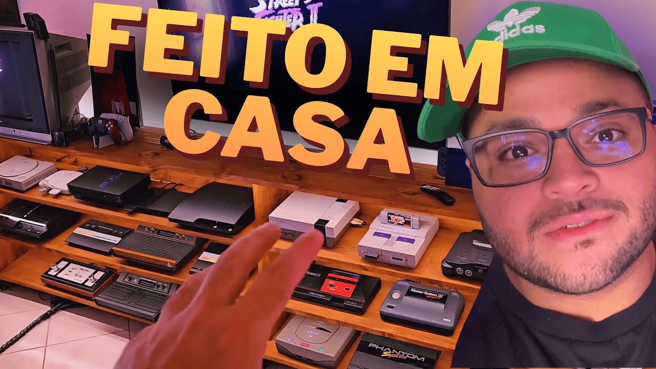 CONHEÇA UMA COLEÇÃO DE GAMES RUSTICA