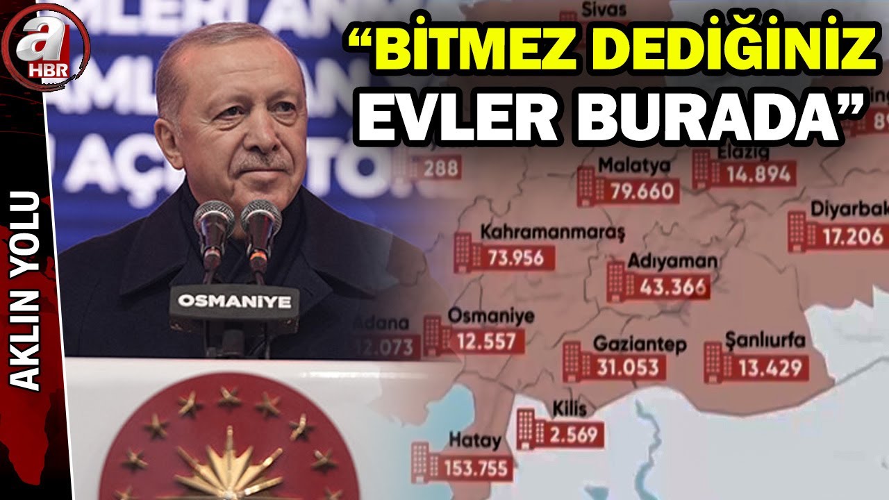 11 ilde asrın seferberliği! 455 bin deprem konutu tamamlandı | A Haber