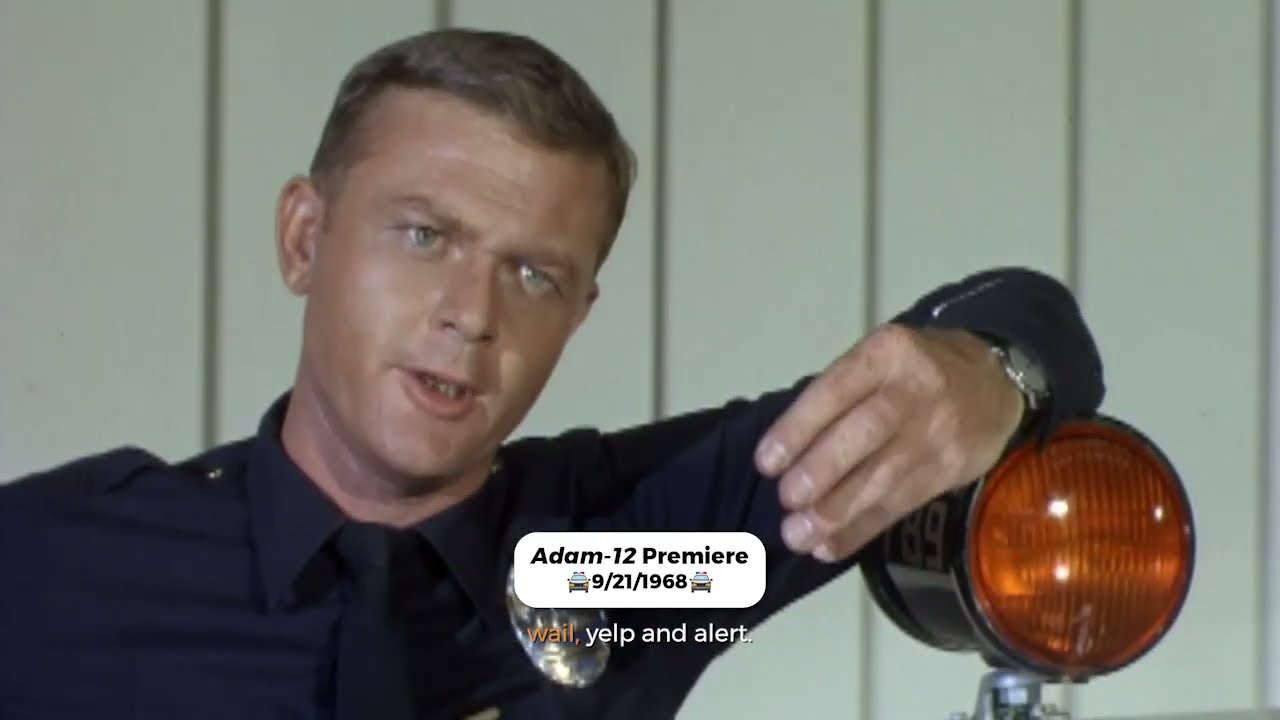 Adam-12 Premiered 56 Years Ago Today 👮&zwj;♂️