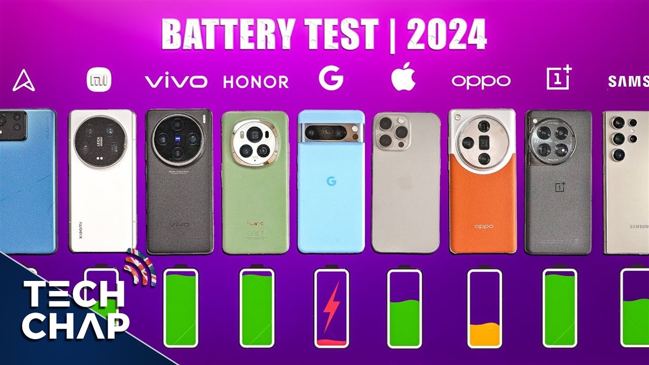 iPhone 15 Pro Max / Galaxy S24 Ultra / Xiaomi 14 Ultra / OnePlus 12 - BATTERY DRAIN Test!