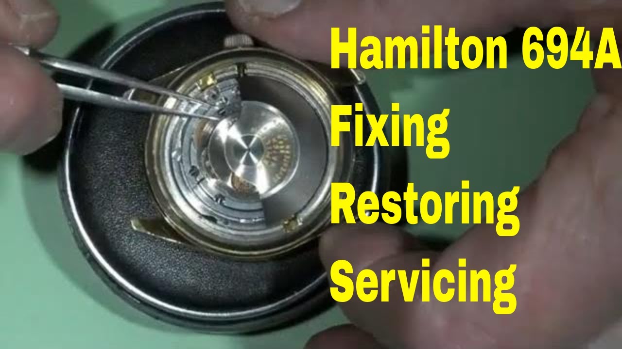 Hamilton Swiss Automatic 1970's Watch Cal.694A (ETA 2472) Movement Fixing, Restoring & Servicing