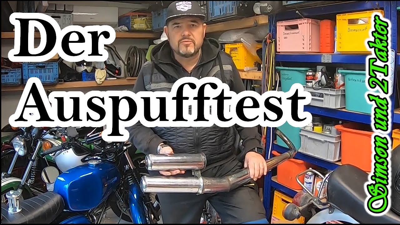 Simson Auspuff Test. Was bringt der Auspuff? Ist das Tuning? Wie mach ich das Moped Schneller?