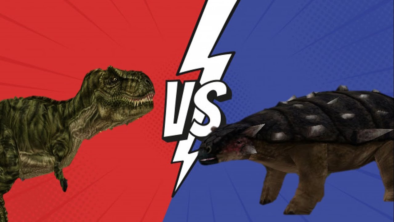 T Rex VS Ankylosaurus JPOG Battles #2