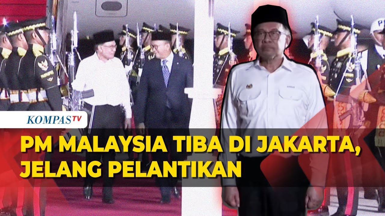 Jelang Pelantikan Prabowo-Gibran, PM Malaysia Anwar Ibrahim Tiba di Indonesia