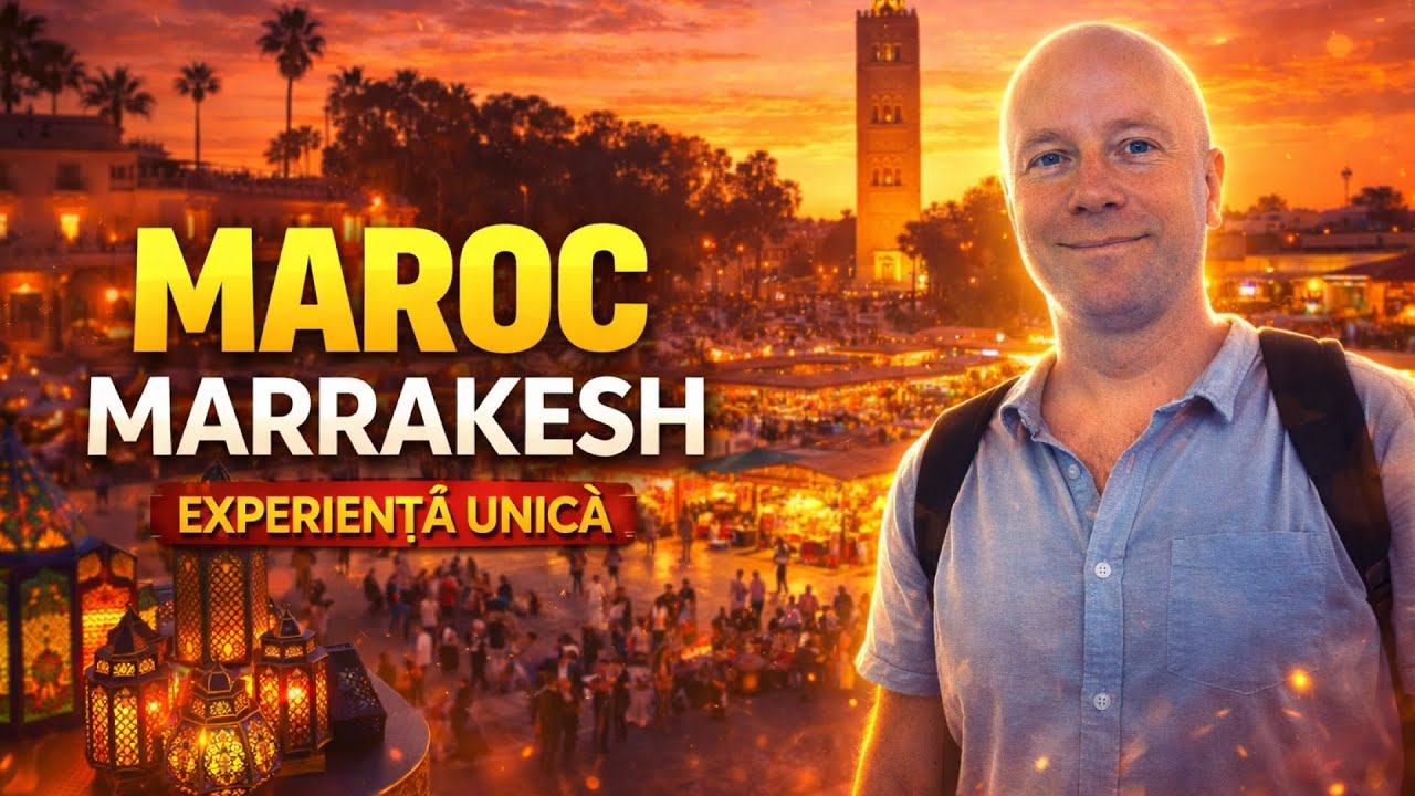 Prima experiență în Marrakesh Maroc. Explorarea pieței centrale Jemaa el-Fnaa Ep.1