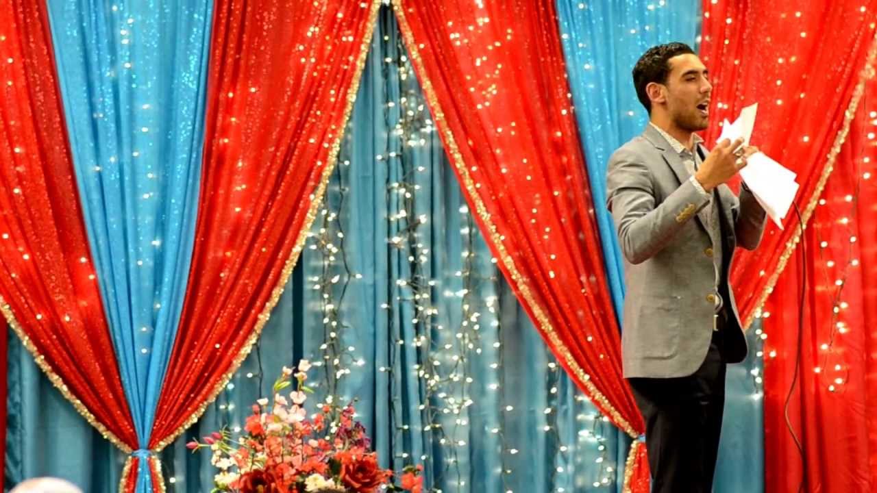 Ali Fadhil at Idara-e-Jaferia: 