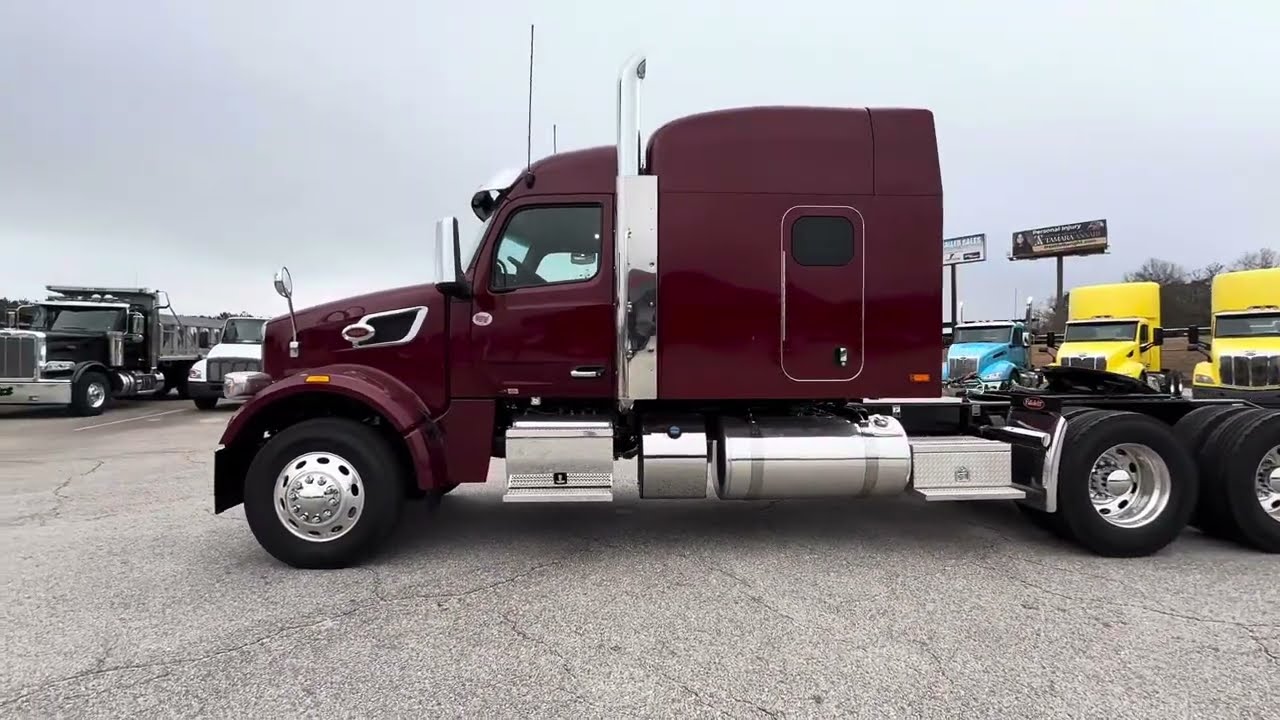 SOLD! 2025 Peterbilt 567, 500 Cummins, 12 speed automated, 40k air trac, 80” double bunk. #peterbilt