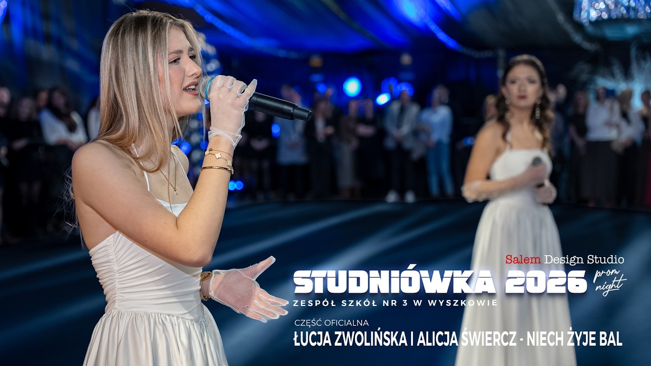 Studniówka 2026 - ZS3 w Wyszkowie - Łucja Zwolińska i Alicja Świercz - 