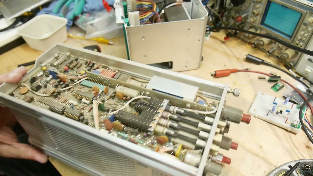 #1771 Tektronix SC502 TM500 Oscilloscope Repair (part 1 of 4)