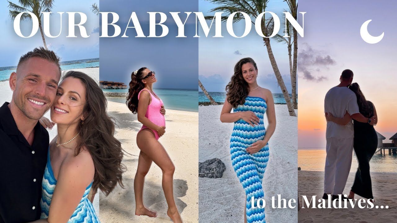 OUR DREAM BABYMOON IN THE MALDIVES 🌙 our last trip before our baby girl arrives!