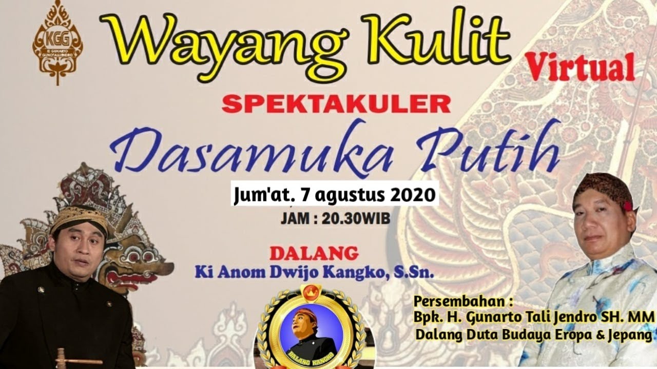 LIVESTREAMING WAYANG VIRTUAL || DALANG KI ANOM DWIJO KANGKO || DASAMUKA PUTIH