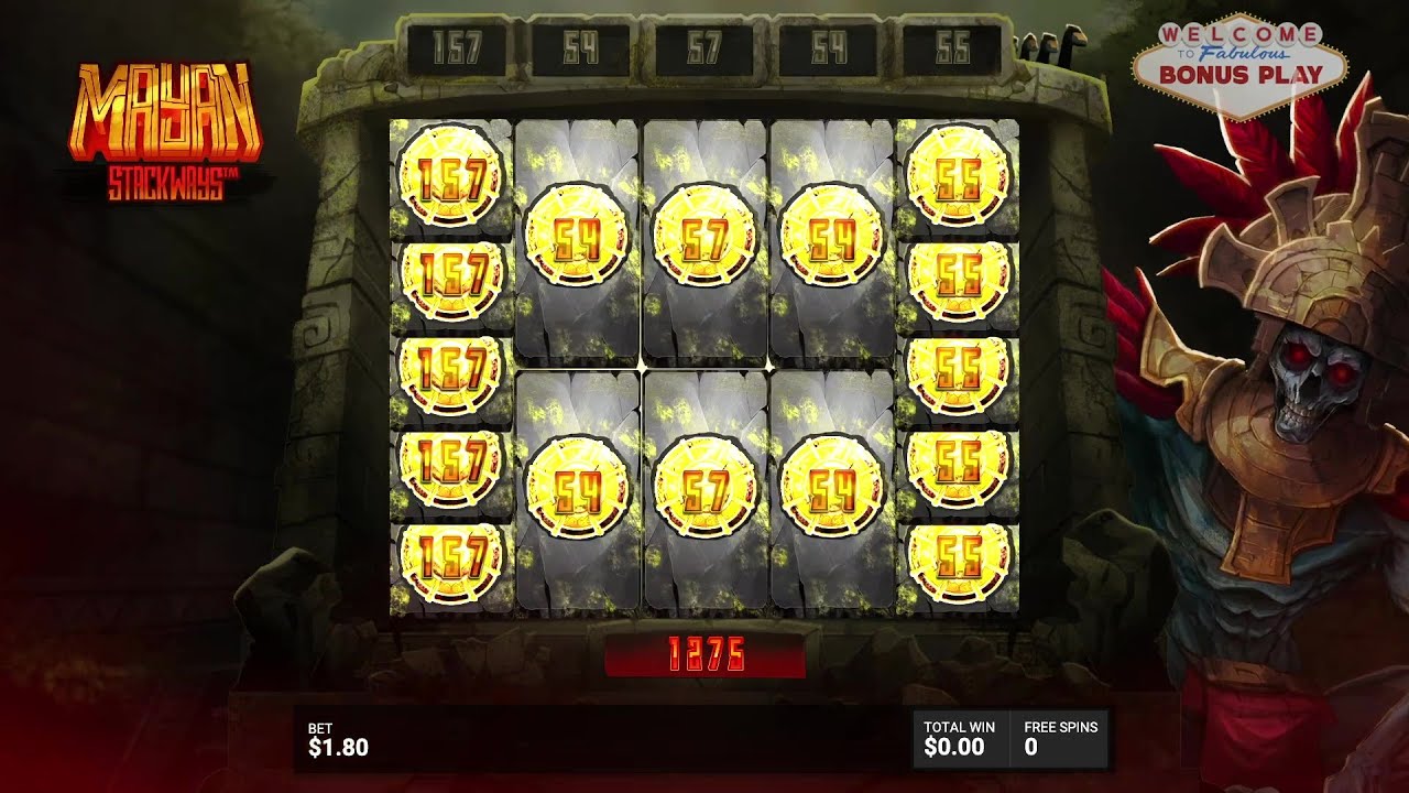 MAYAN STACKWAYS 🦎💀🛡️ | HUGE WIN | 2024-08-17 | 1.80 USD | 2665x SPIN BONUS | STAKE 🇺🇳