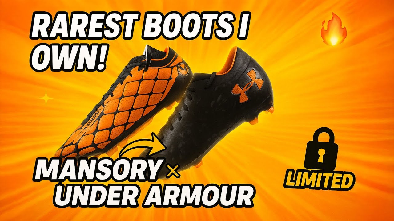 UNBOXING THE SUPER RARE MANSORY X UNDER ARMOUR FOOTBALL BOOTS! (CLEATS)