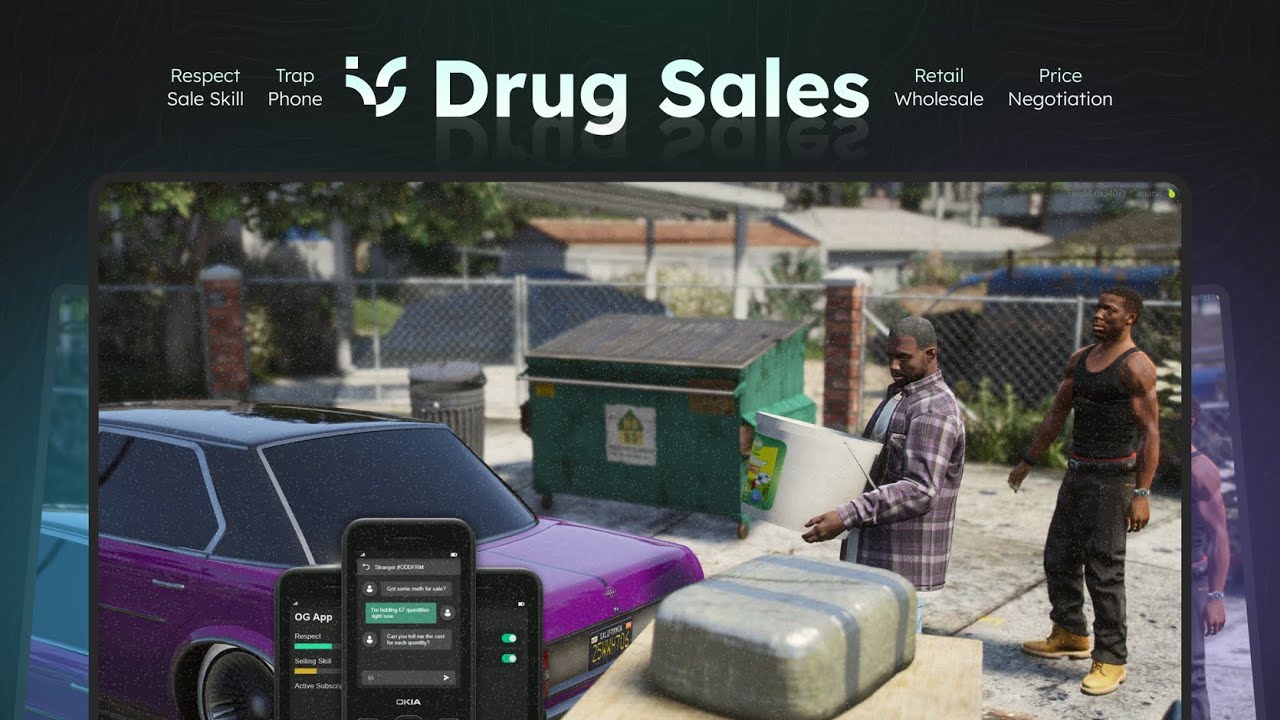 Drug Sales - FiveM Script [QBCore, QBox, ESX]  (2026)