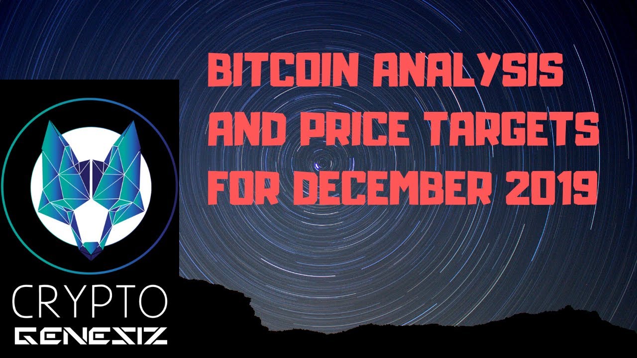 BITCOIN ANALYSIS AND PRICE TARGETS FOR DECEMBER 2019!