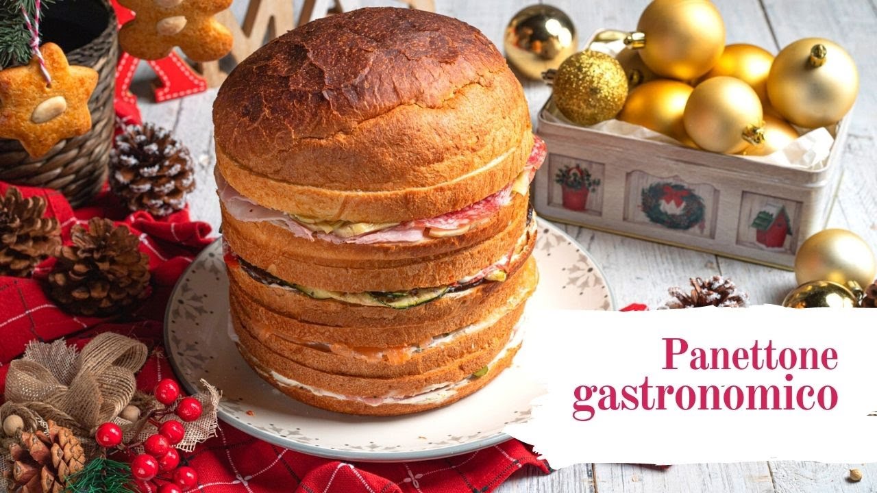 Come fare in casa il classico Panettone gastronomico.