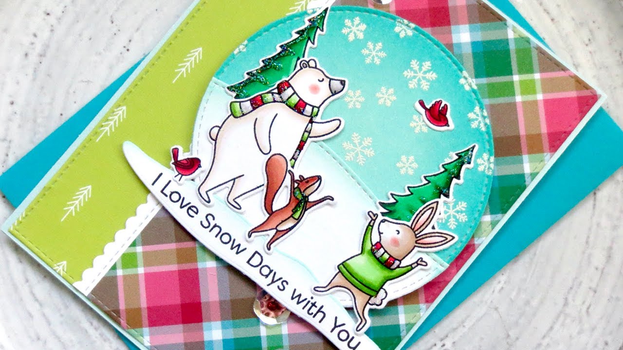 Christy Gets Crafty with My Favorite Things - Creating a Colourful Winter Scene