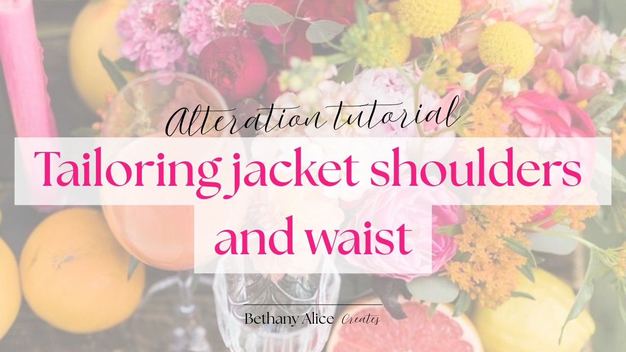How to alter your clothes: Jacket edition.