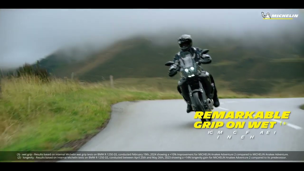 The Michelin Anakee Adventure 2 Motorcycle Tyres