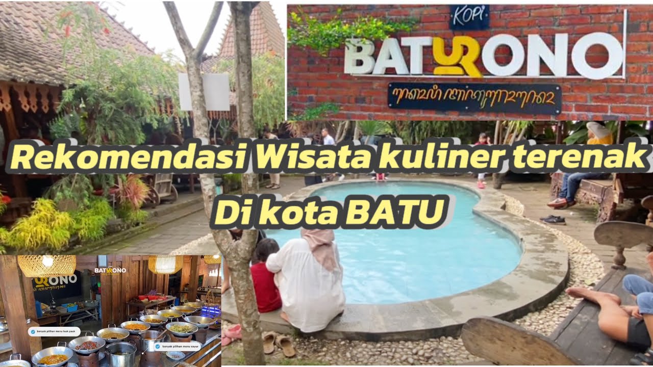 Rekomendasi tempat kuliner ter enak di kawasan wisata KOTA BATU - kopi baturono #vlog #wisata #batu