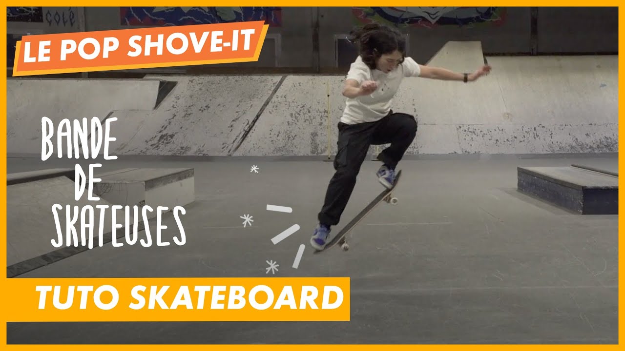 Tuto - Le pop shove-it en skate avec Charlotte Hym - CANAL+kids