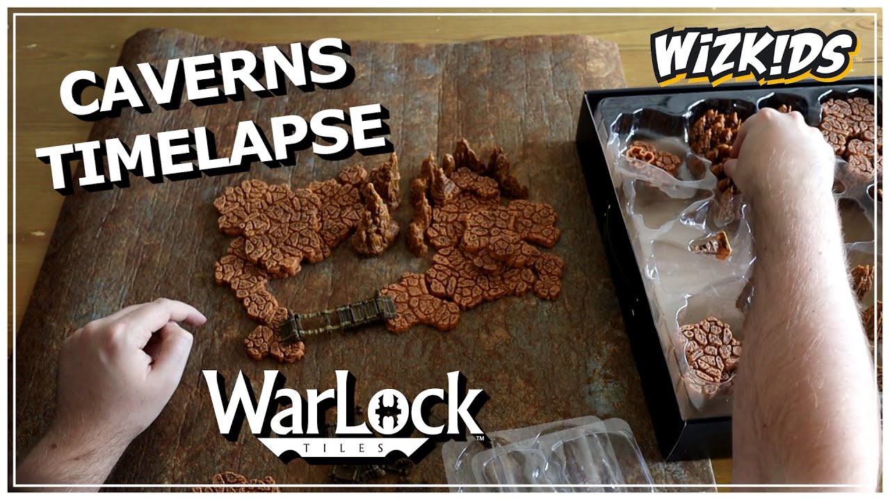 WarLock Tiles Caverns Build Timelapse