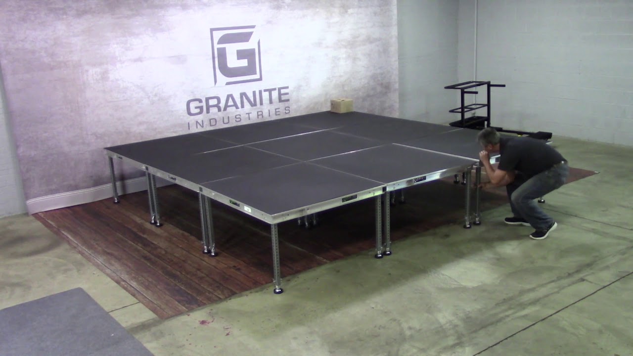 Granite Industries AXIS Aluminum Stage Assembly - 12' x 12'