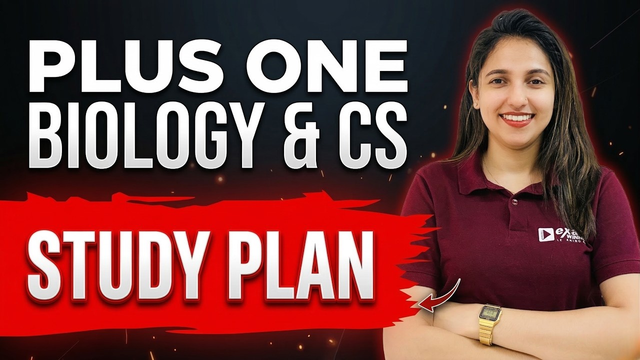 Plus One Biology and Computer Science Public Exam Study Plan! Exam Winner