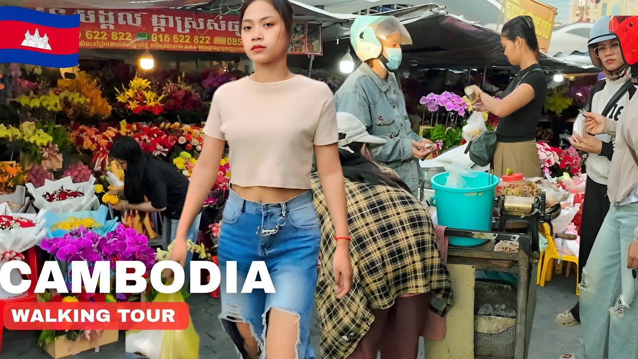 Best Street Food Scene In Cambodia | Explore The Real Life In Phnom Penh City & Street Walk Tour 